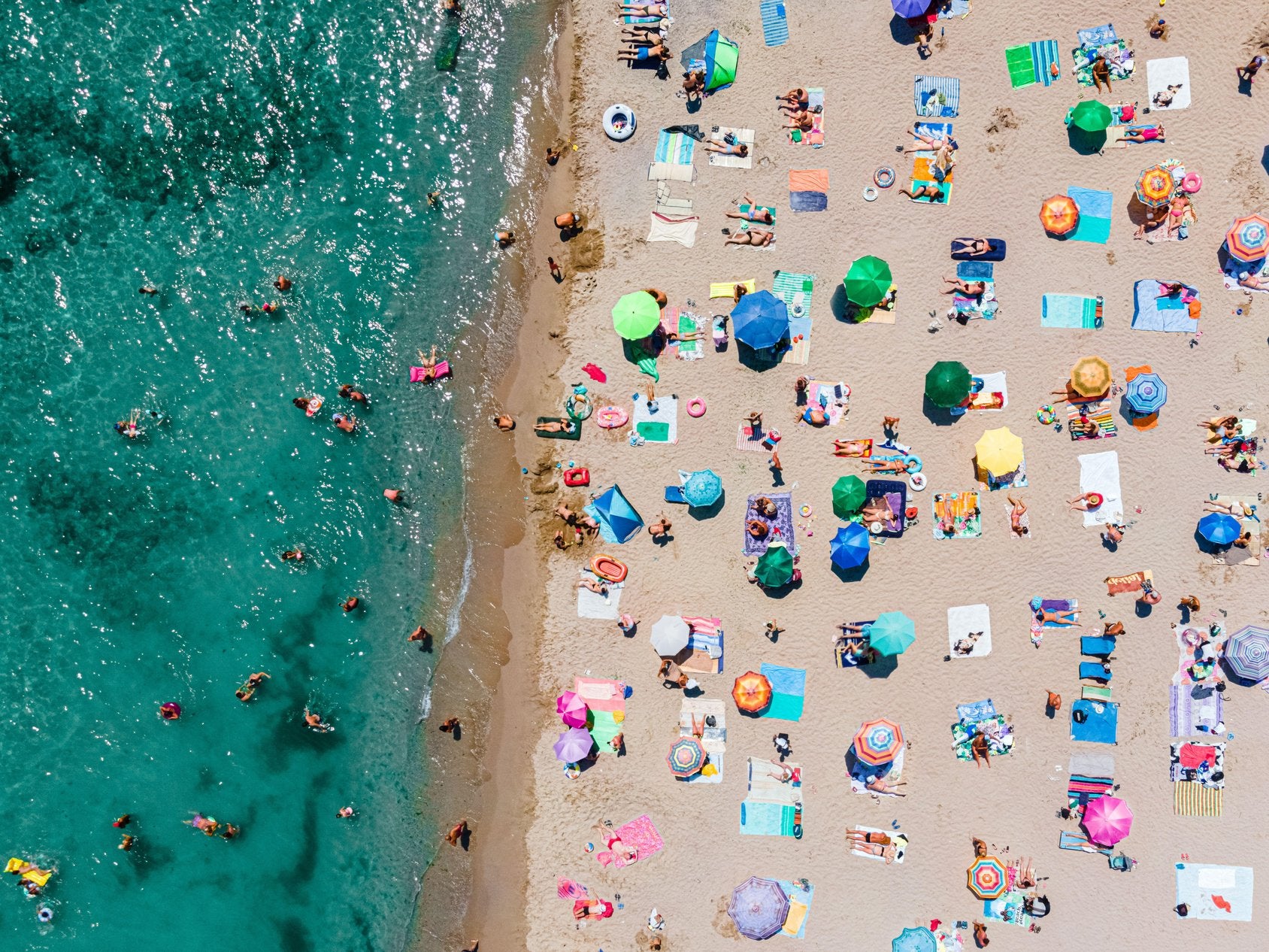 世界Seaside Interiors 写真集 Tunnels Beach Glass - Coastal Reef Ocean Photograph, Kauai, HI